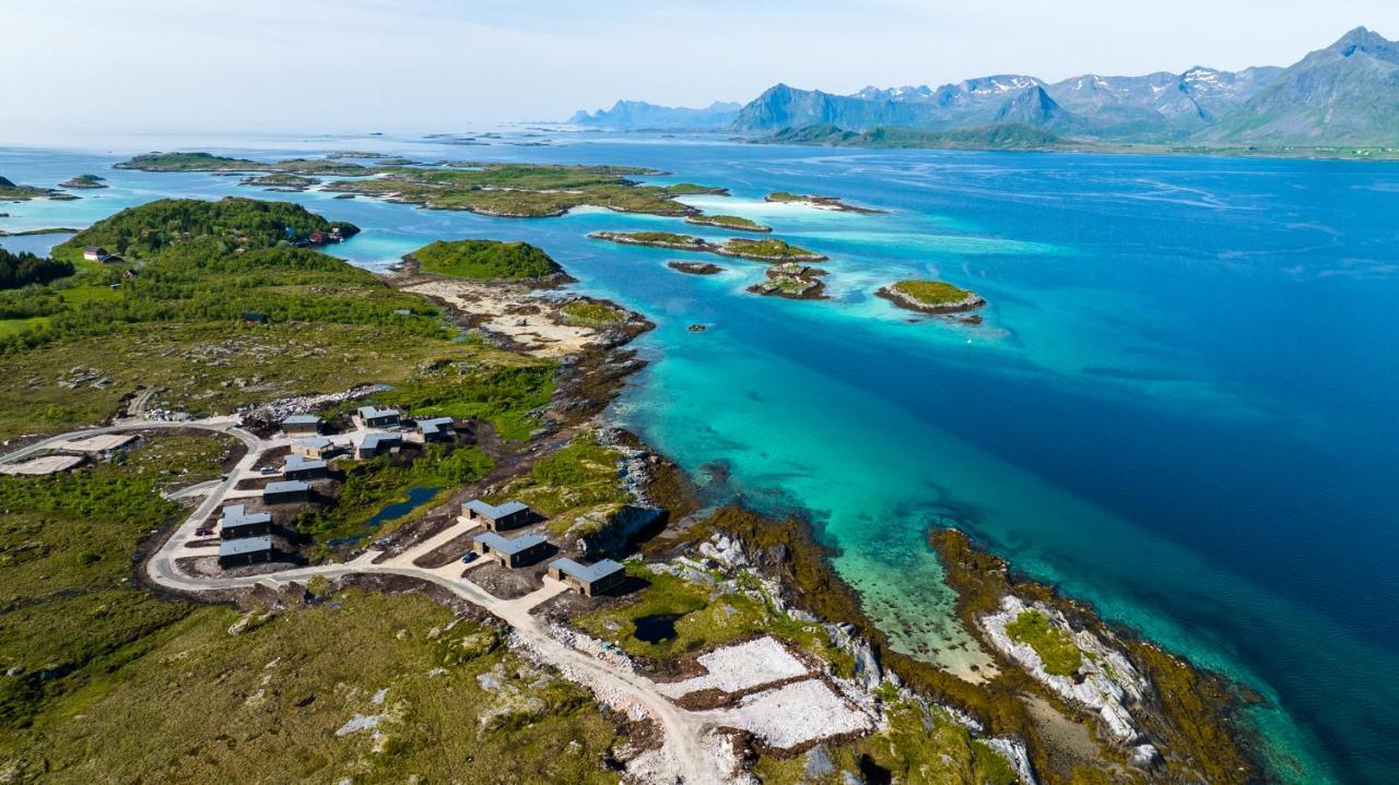 New Luxury Cabin Near Henningsvaer Lofoten Kleppstad Eksteriør billede