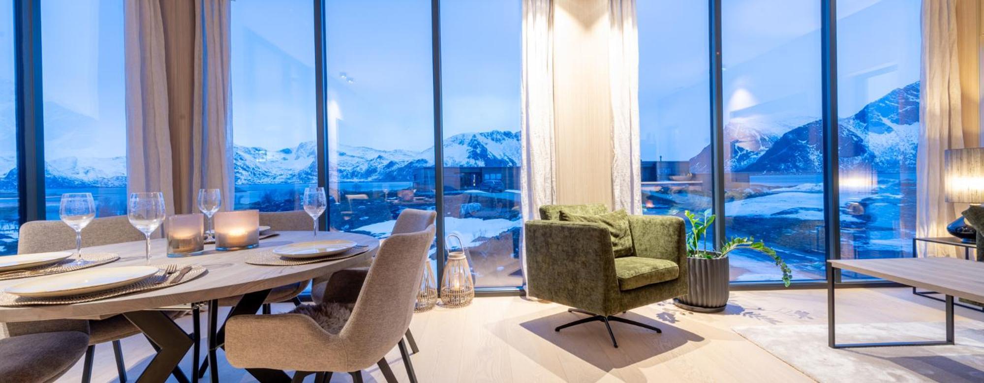 New Luxury Cabin Near Henningsvaer Lofoten Kleppstad Eksteriør billede