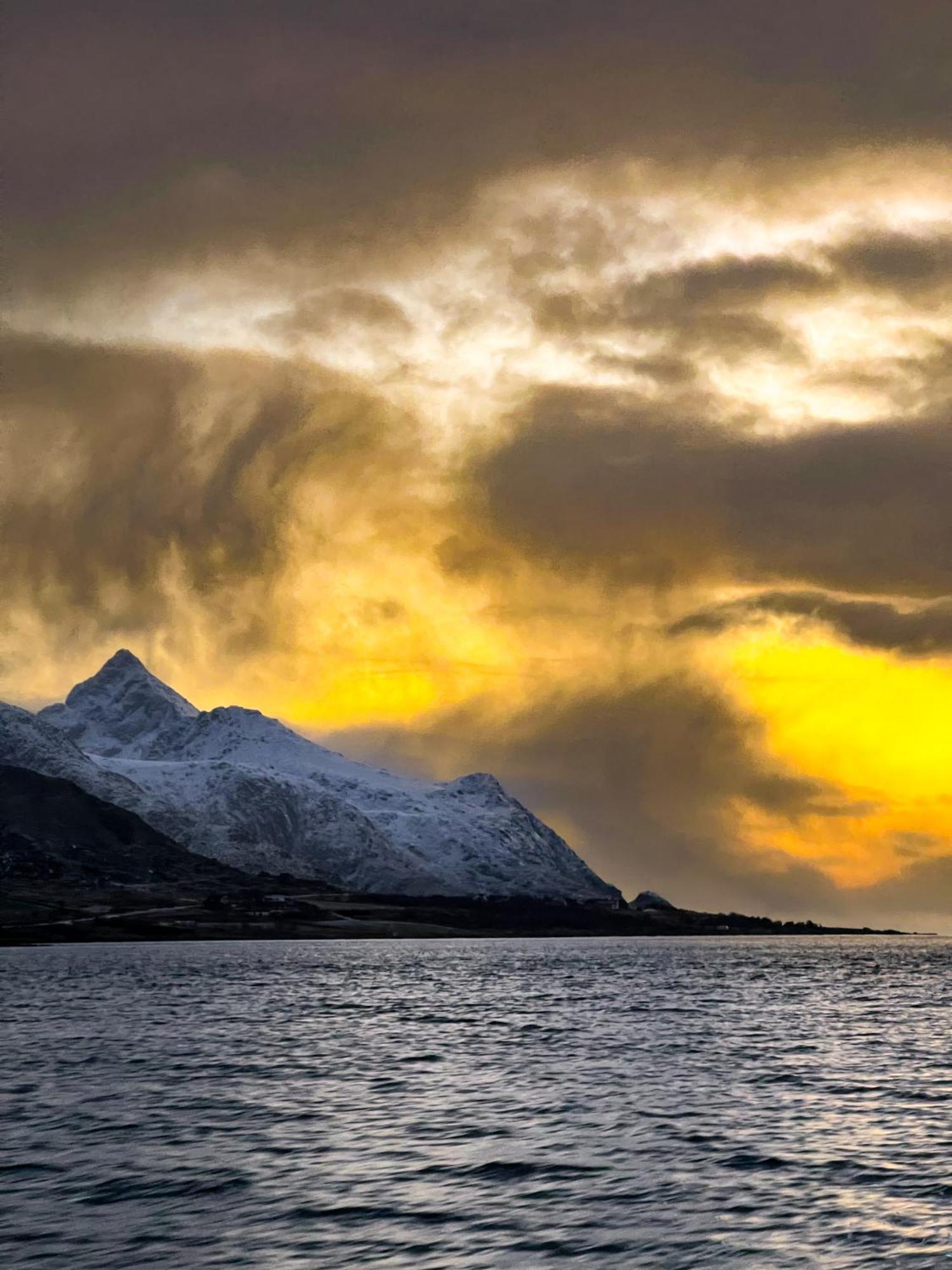 New Luxury Cabin Near Henningsvaer Lofoten Kleppstad Eksteriør billede